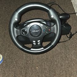 Doyo R270 Steering Wheel And Pedals