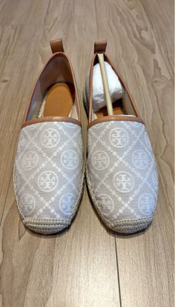 Tory Burch Monogram Espadrille Flats – Women’s Size 8
