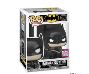 Batman with Scythe Pop! Vinyl Figure - 2021 Convention Exclusive W/ Pop Protector