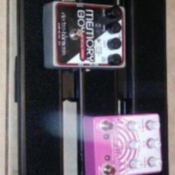 LARGE Black  Wood pedalboard for effects pedals - earthquaker JHS Boss ehx mxr strymon wampler tc electronic - Pedals not included - Demo ONLY