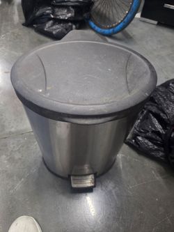 Used trash can