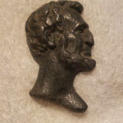 Abraham Lincoln Cast Iron Paper Weight  Early 1900s