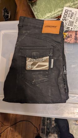 ADVSport blaster kevlar black waxed cotton pants Size 32 /36