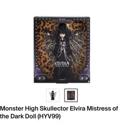 Monster High Skullector Elvira Mistress of the Dark Doll (HYV99)