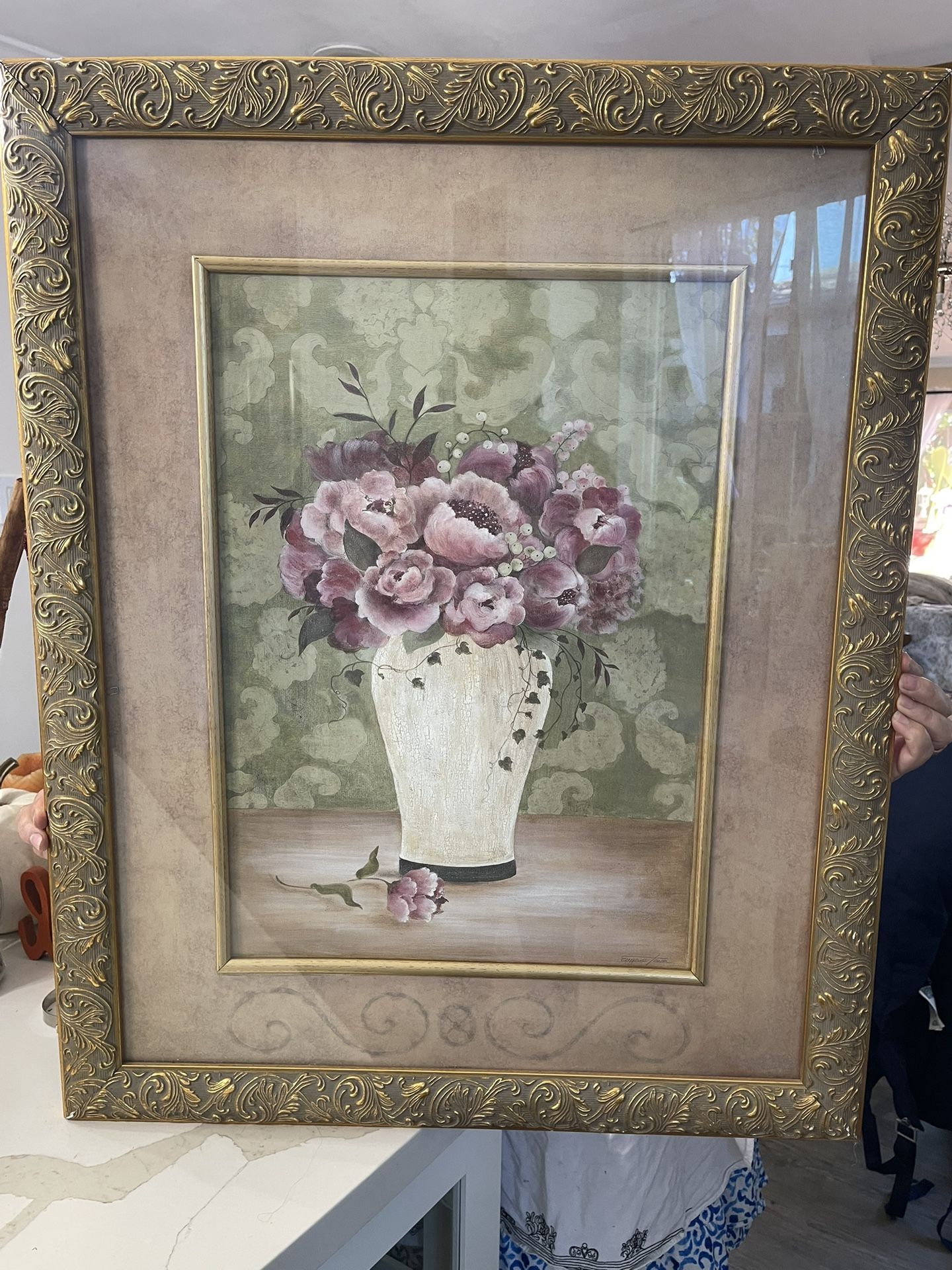 Frame Floral Painting