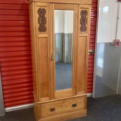 Wood Armoire Or Wardrobe - Will Deliver