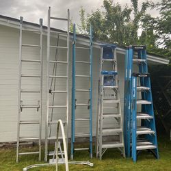 Contractor Sale. LADDERS. Price Includes All Ladders Shown!