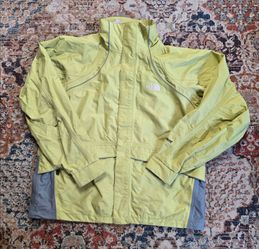 Large women's The North Face yellow windbreaker jacket #outdoor #hiking