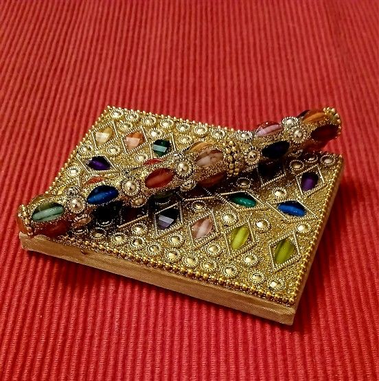 Faux Jewel Covered Notebook & Pen