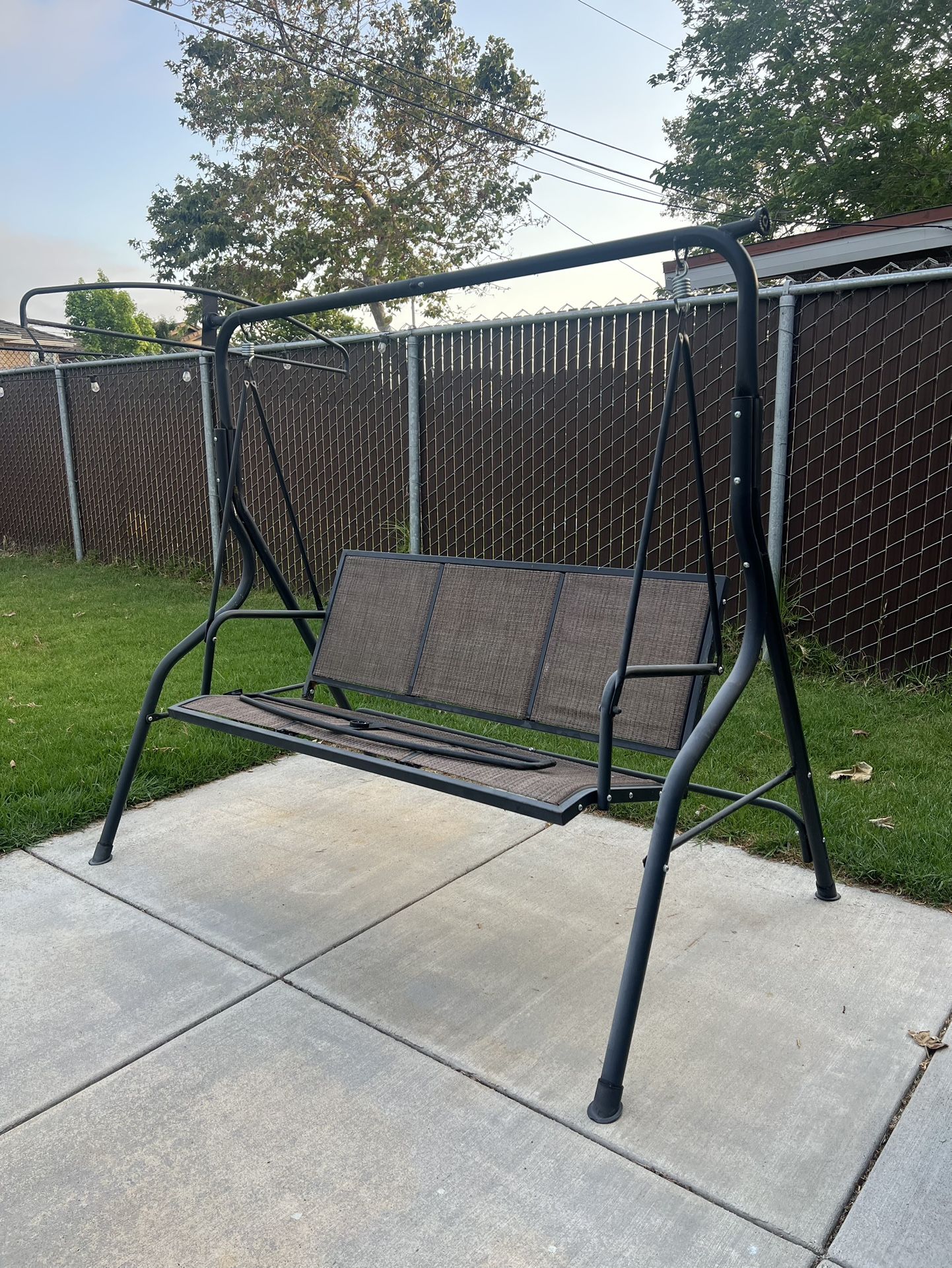 Backyard Canopy Swing