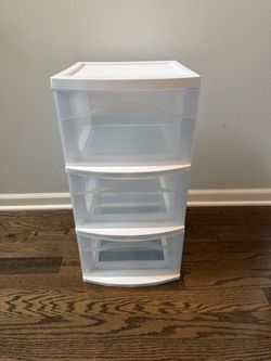 3 Drawer Plastic Organizer