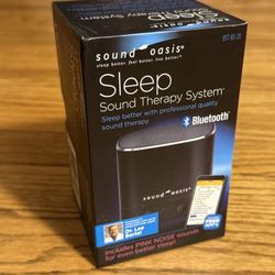 Sound Oasis Sleep Sound Therapy System BST-80-20 White/Pink Noise Bluetooth