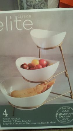 Elite 3 tier bowl set