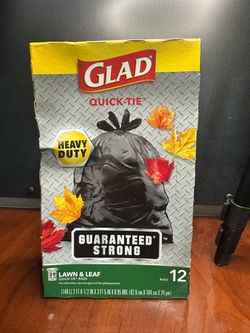 Glad Quick-Tie Heavy Duty Lawn & Leaf Bags