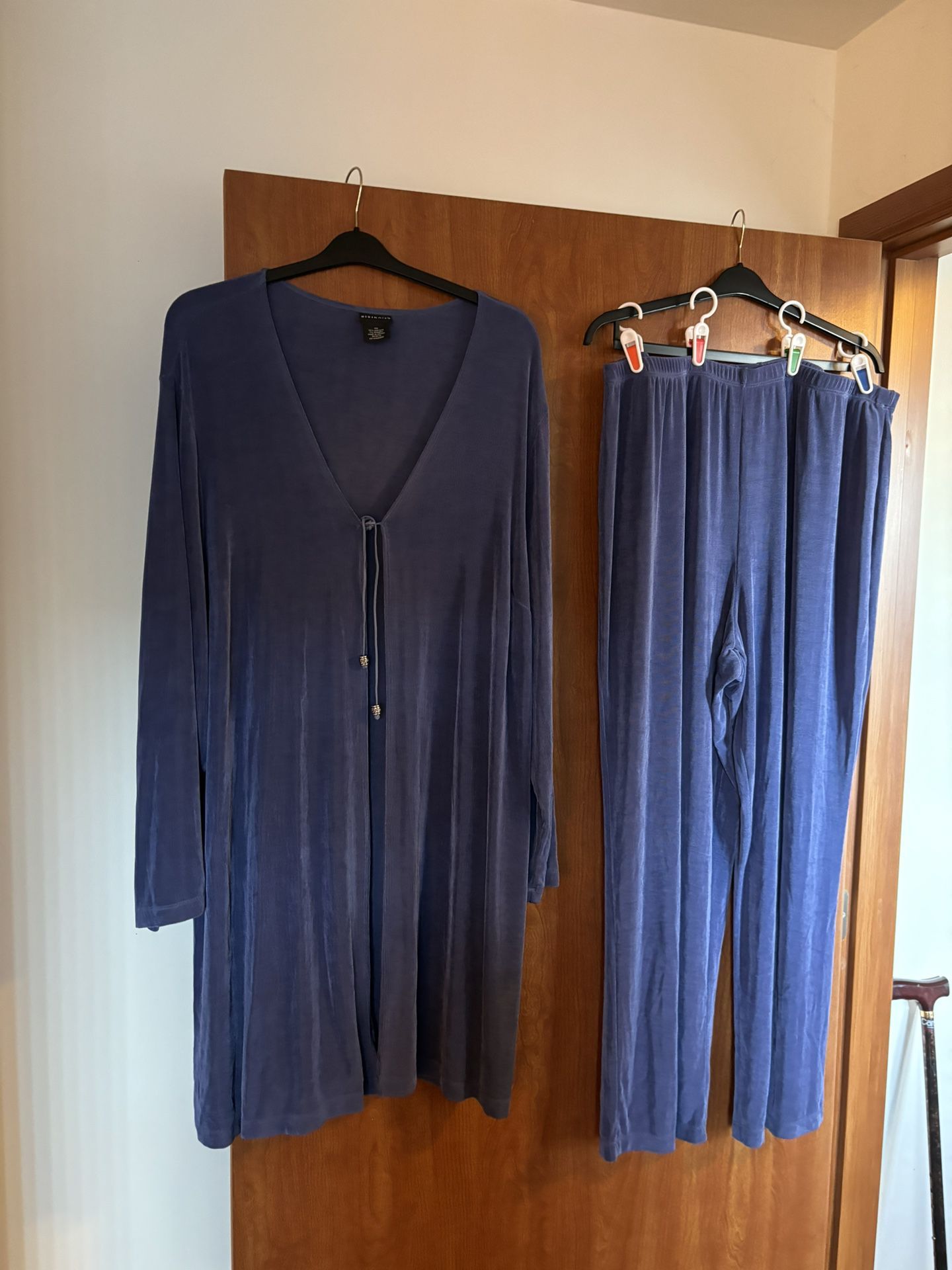 Citiknit’s Long Duster Cardigan And Wide Leg Pants 3XL