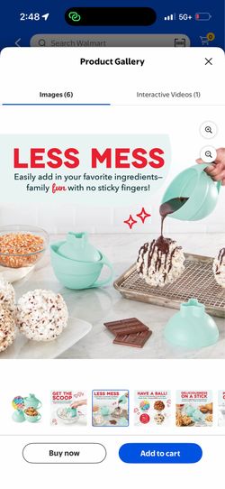 Dash Popcorn Ball Maker Set of 2, Makes 3.5" Popcorn Balls, Aqua