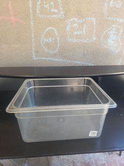 Large cambro food storage container