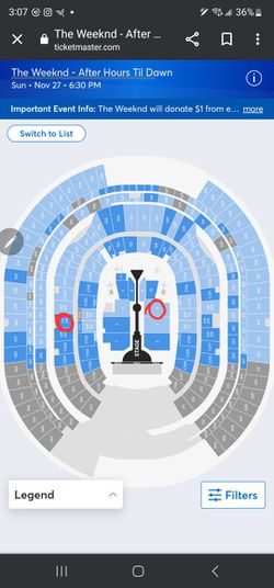 The Weeknd Concert Nov 27th , Vip & Floor Seats Thumbnail