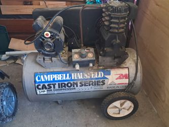 campbell hasfield iron series air compressor