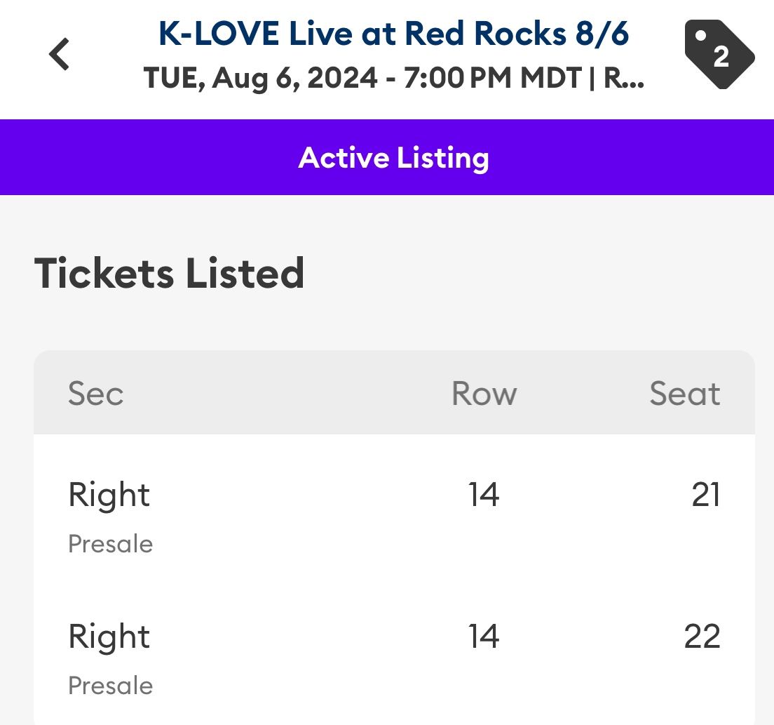 K-Love Concert at Red Rocks