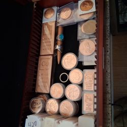 Copper Coins And Bars