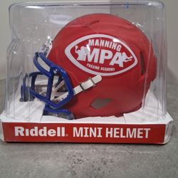 Rare Collectible Manning Passing Academy Riddell Mini Helmet