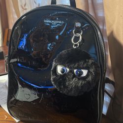 Backpack Karl Lagerfeld Black $80 Obo