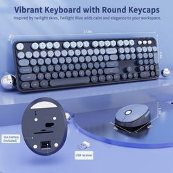 Wireless Keyboard and Mouse Combo