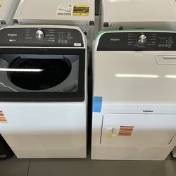 Whirlpool 5.2 cu. ft. Top-Load Washer w/removable agitator 7.0 cu. ft. Vented  Top Load Electric Dryer