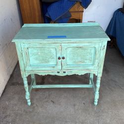 Antique Cabinet , Even An Entry Table 