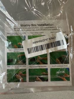 Clear Acrylic Display Box Kit