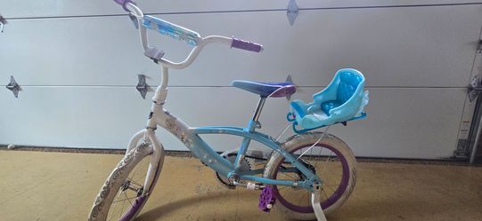 Girls Bicycle - 16inches Frozen & disney helmet