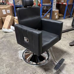Barber chair, recliner