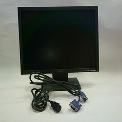 17" LCD Acer Monitor w/VGA cable and Power cord
