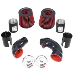 Air Intake System For 2016-2024 Infiniti Q50 Q60 3.0L High Flow Aluminum Pipe