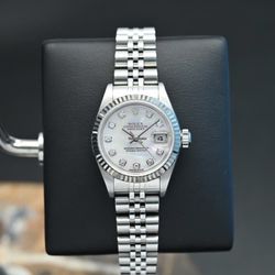 Rolex Lady-Datejust 26mm – Ref. 79174 – White Mother of Pearl Diamond Dial
