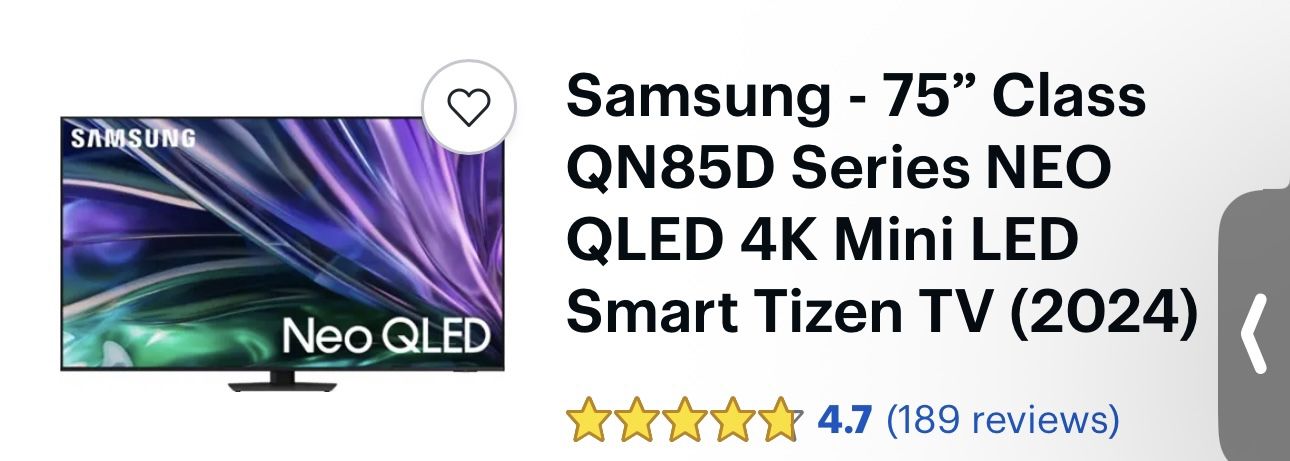 Samsung 75 Inch
