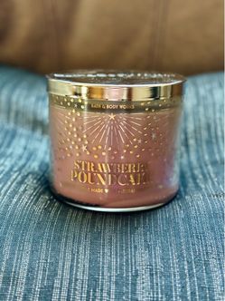 🍓 Strawberry Pound Cake 3-Wick Candle