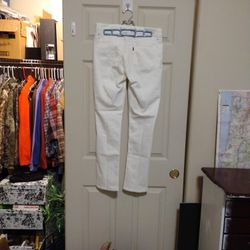 Levi Demi Curve 8 / 29 Women's White Jeans