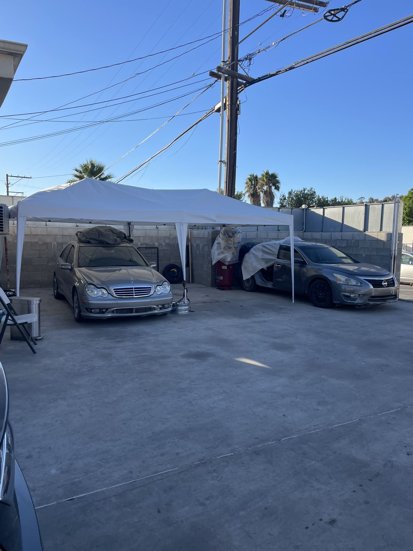 Parts Space In Auto Bod Shop 