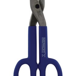 Brand New MIDWEST Combination Blade Pattern Tinner Snip - 14-Inch Straight/Wide Curved Metal Cutter with Forged Blades & Kush'n-Kote Grips - MWT-147C