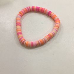 Cute Clay Bead Bracelet 