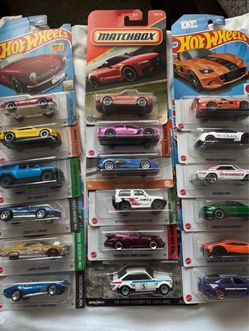 New in box hot wheels & matchbox cars