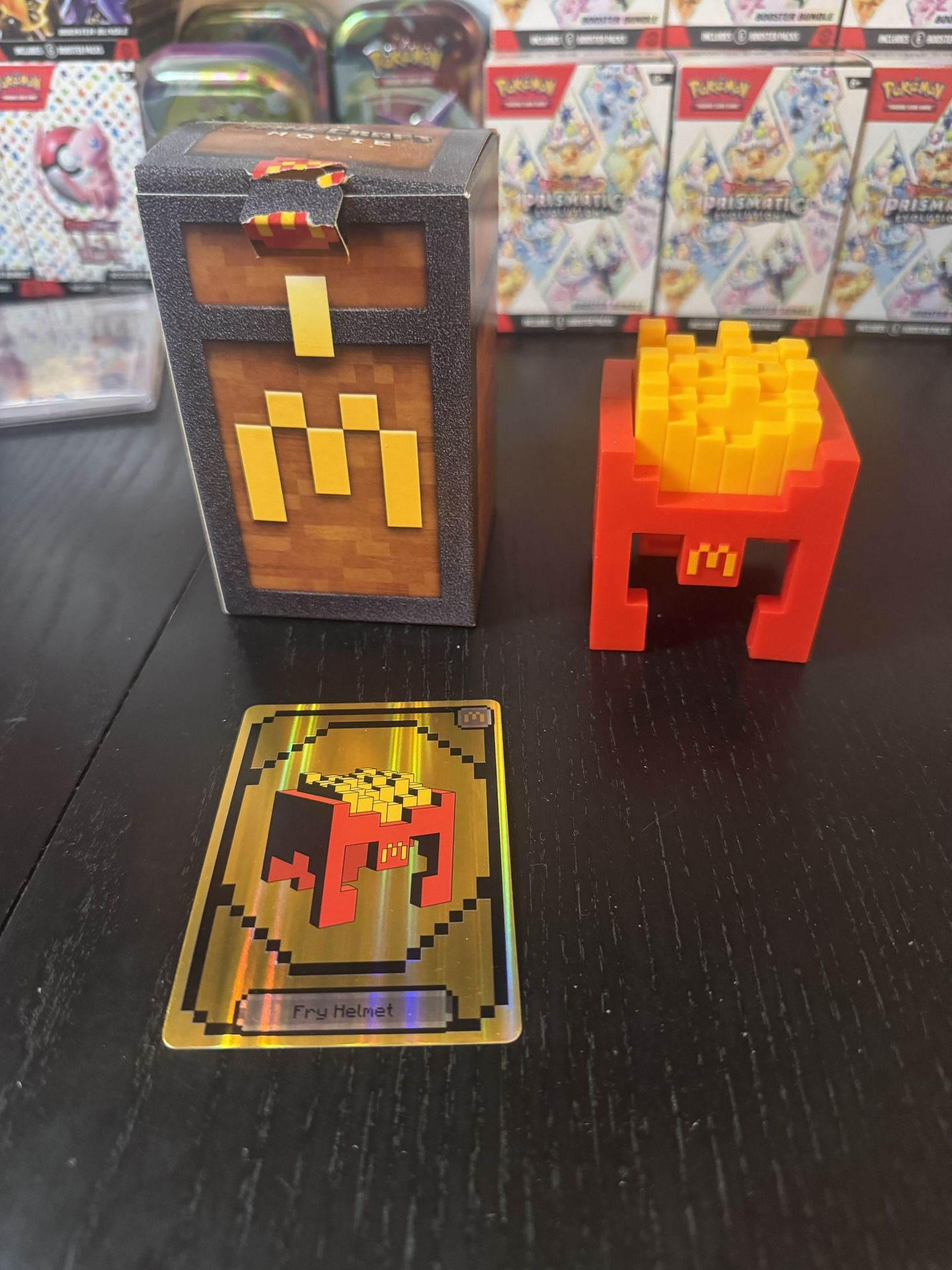 Mcdonald’s Minecraft Toy - Fry Helmet (Unused code)
