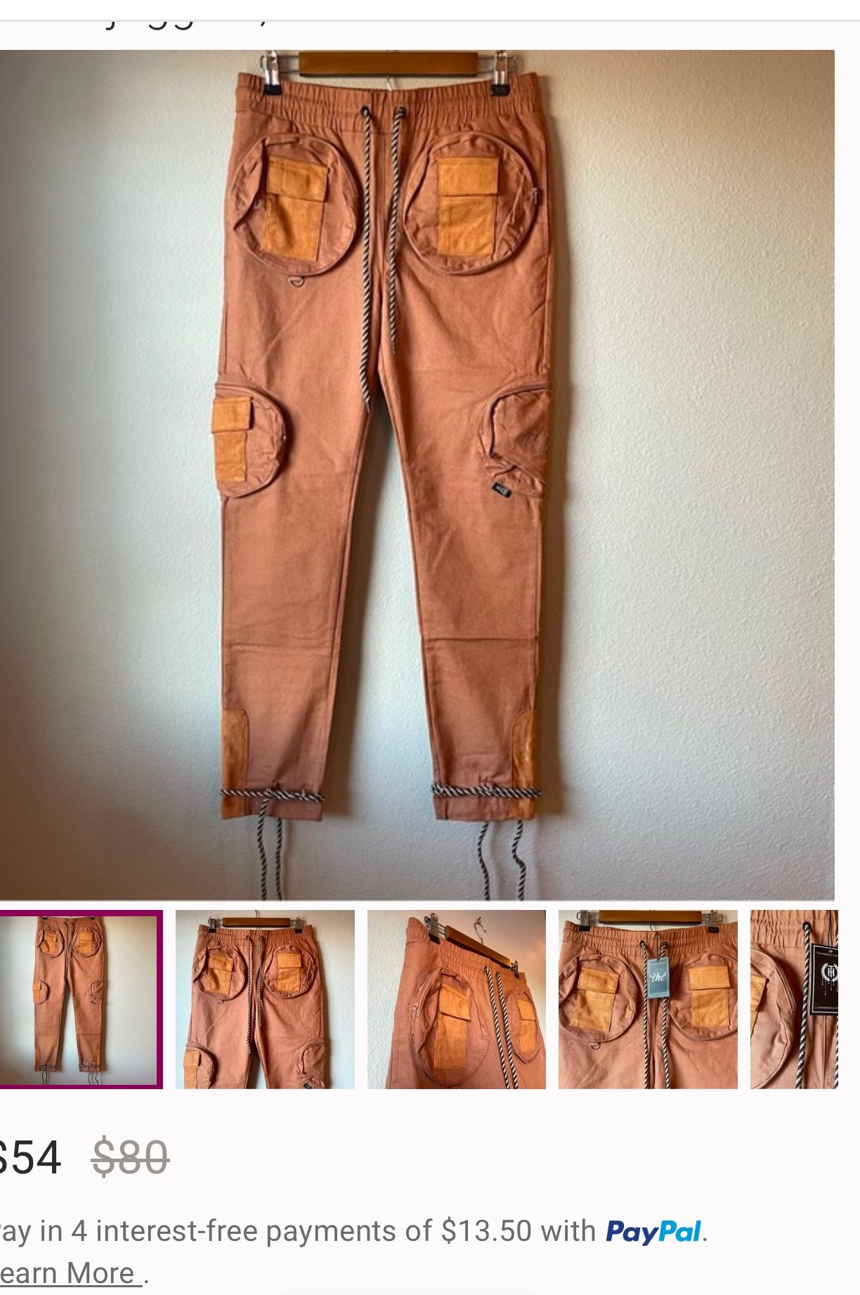 Brand New Cargo/joggers stretchy pant