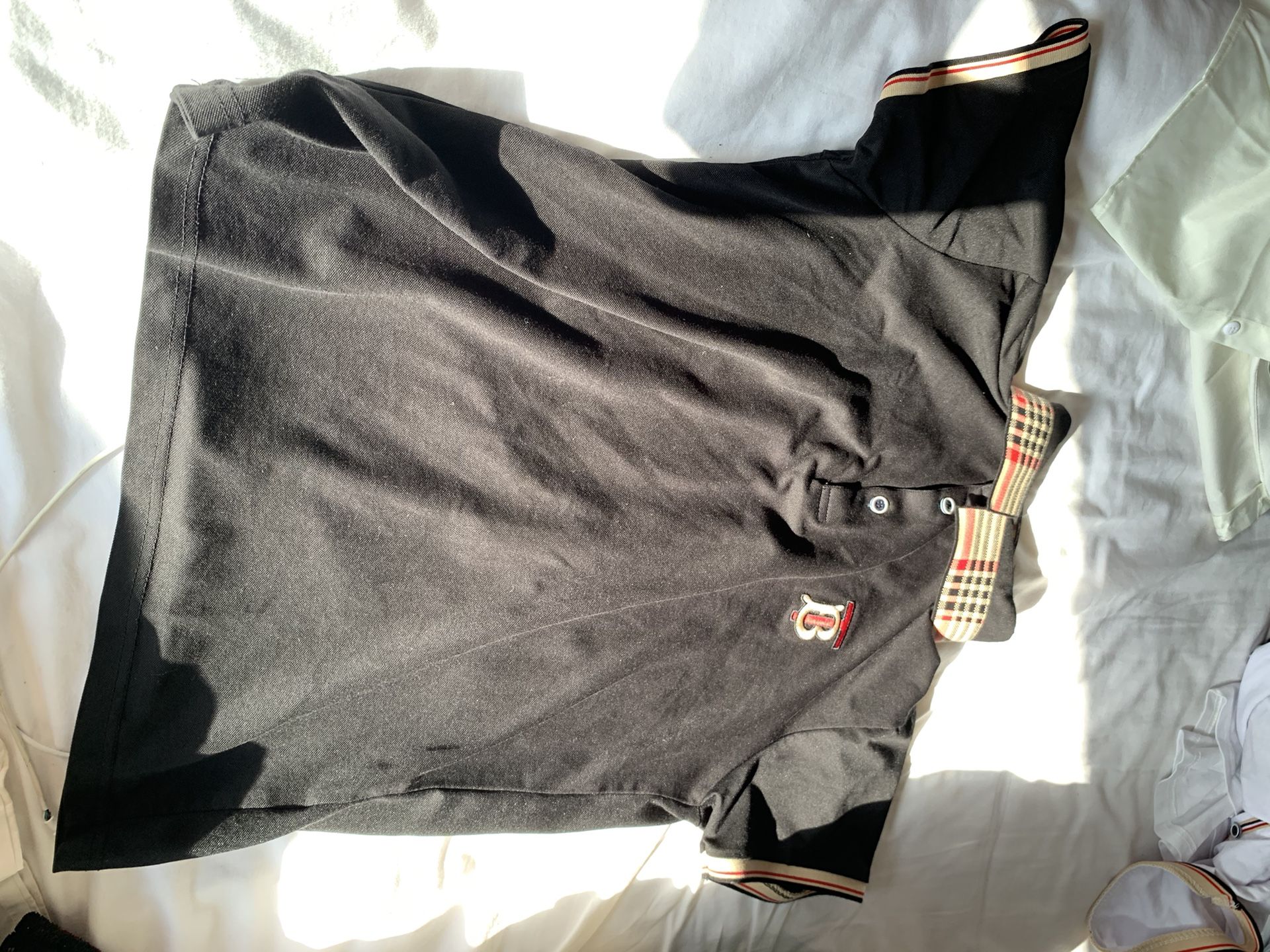 Men Burberry Polo Size Large 