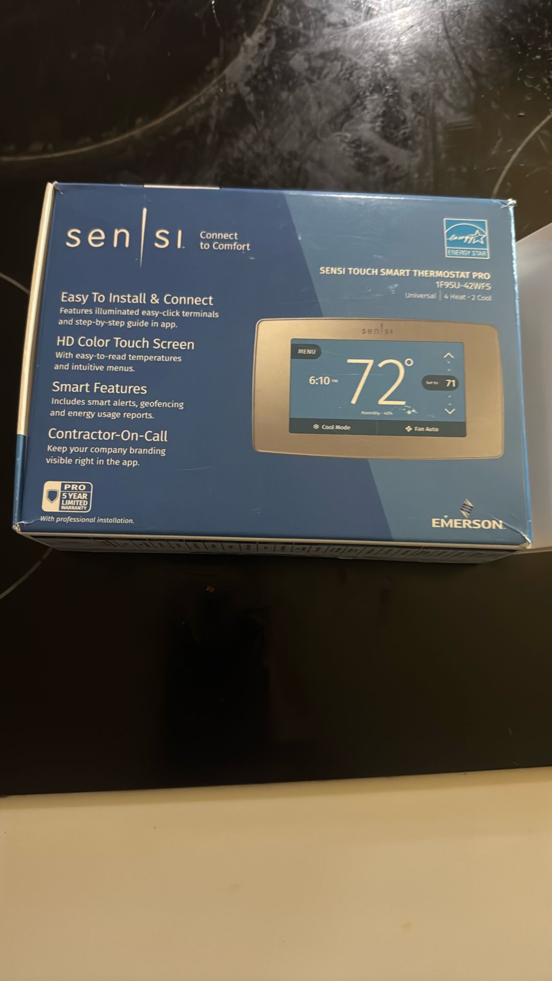 Sensi touch smarts Thermostat Pro New In Box Retails For 90 $