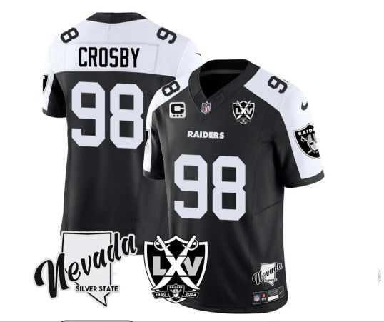 Maxx Crosby Las Vegas Raiders Rare LIMITED EDITION Jersey