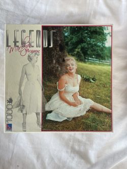 Marilyn Monroe LEGENDS Jigsaw Puzzle 1000 Pc Sitting Under Tree NEW/SEALED