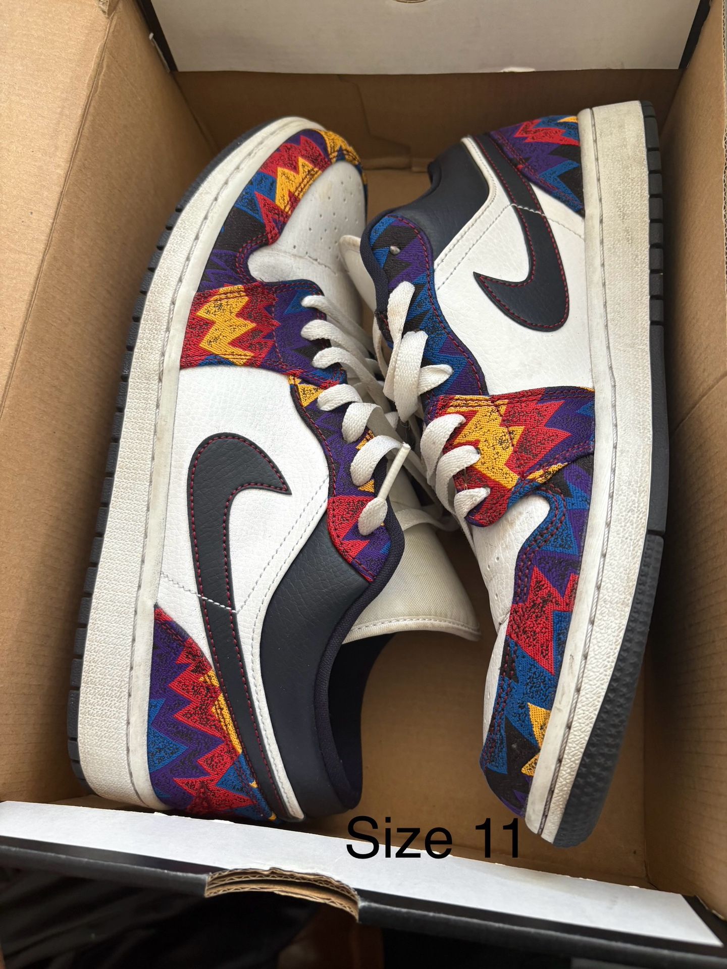 Size 11 Jordan 1 Low Nothing But Net